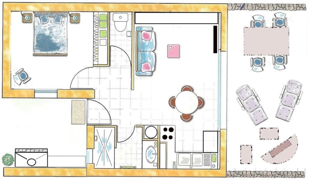 Plan de l'appartement